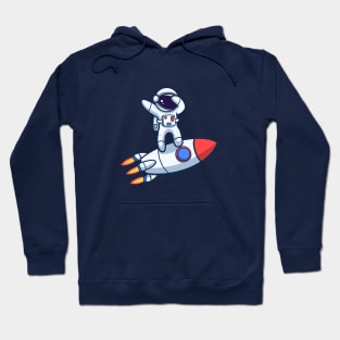 Astronot Dabbing Hoodie